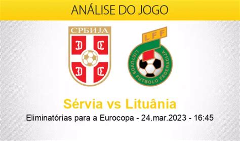 prognóstico apostas esportivas servia x lituânia